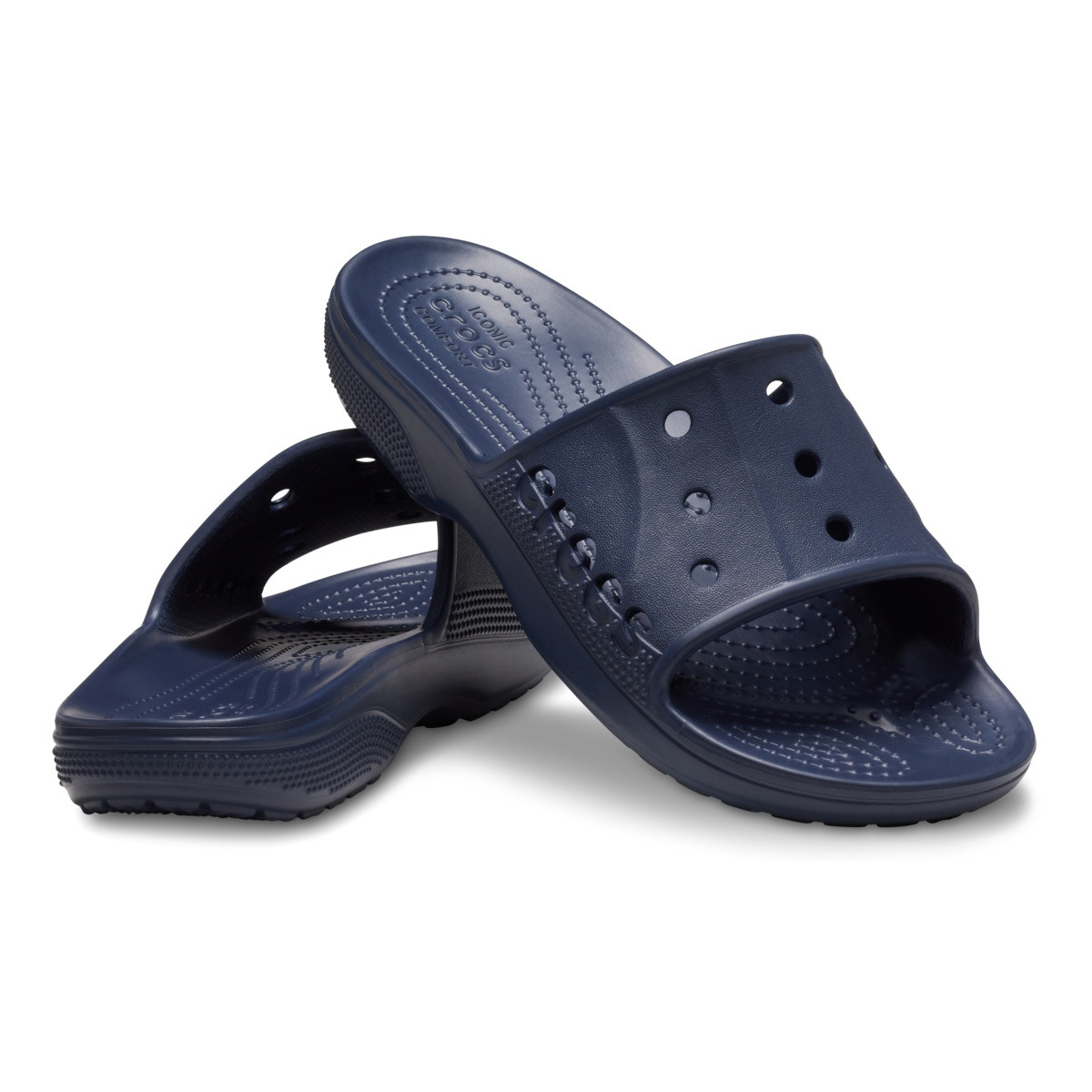 Papuci Crocs Baya II Slide Bleumarin - Navy - 3 | YEO