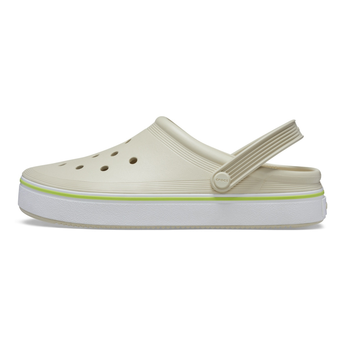 Saboți Crocs Crocband Off Court Clog Bej - Bone - 2 | YEO