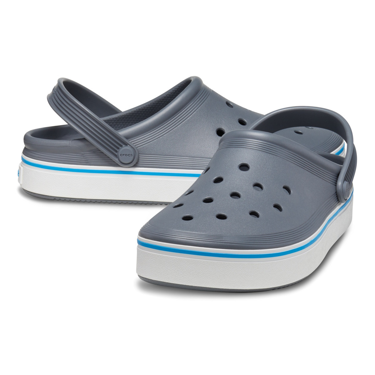 Saboți Crocs Crocband Off Court Clog Gri - Charcoal - 3 | YEO