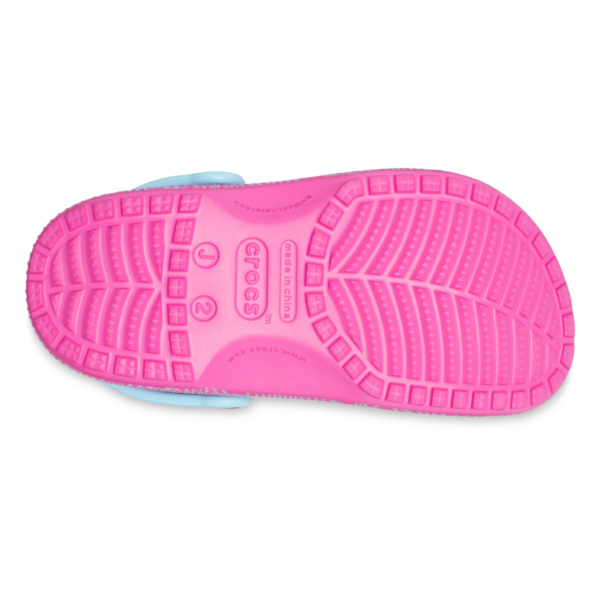 Saboti Crocs Classic Topographic Clog Kids Roz - Juice/Multi
