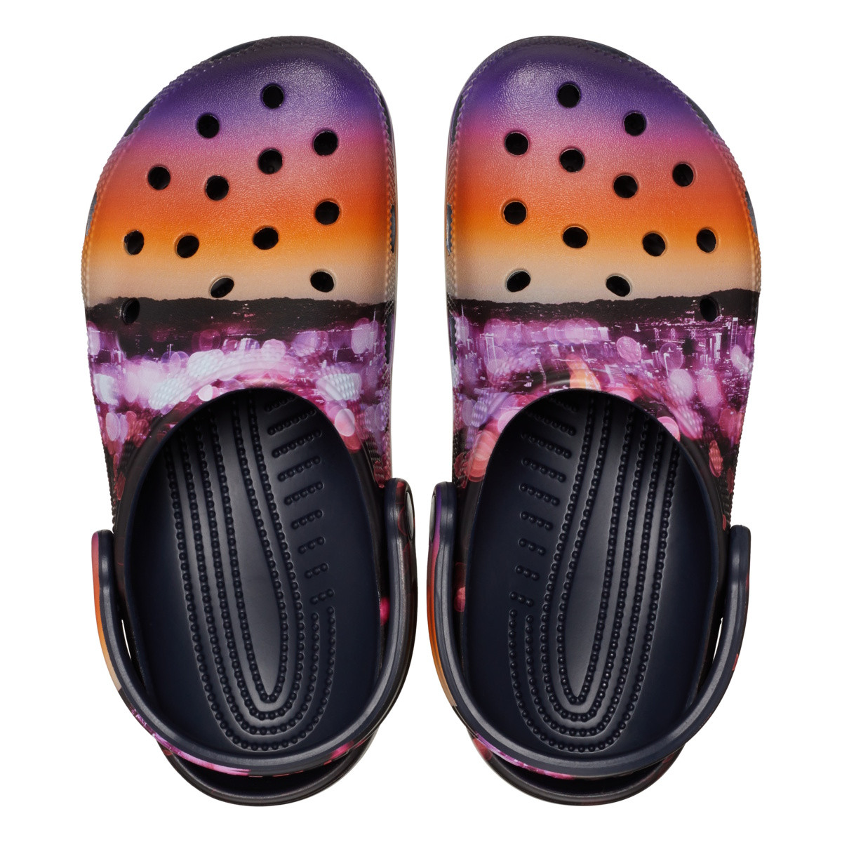 Saboti Crocs Classic Meta Scape Clog Albastru - Deep Navy - 4 | YEO