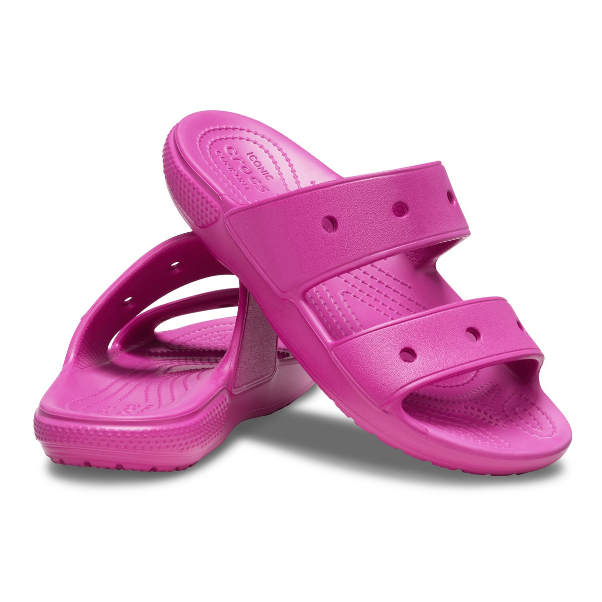 Papuci Crocs Classic Crocs Sandal Roz - Fuchsia Fun - 3 | YEO