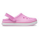 Saboți Crocs Crocband Off Court Clog Kids Culoare Roz - Taffy Pink