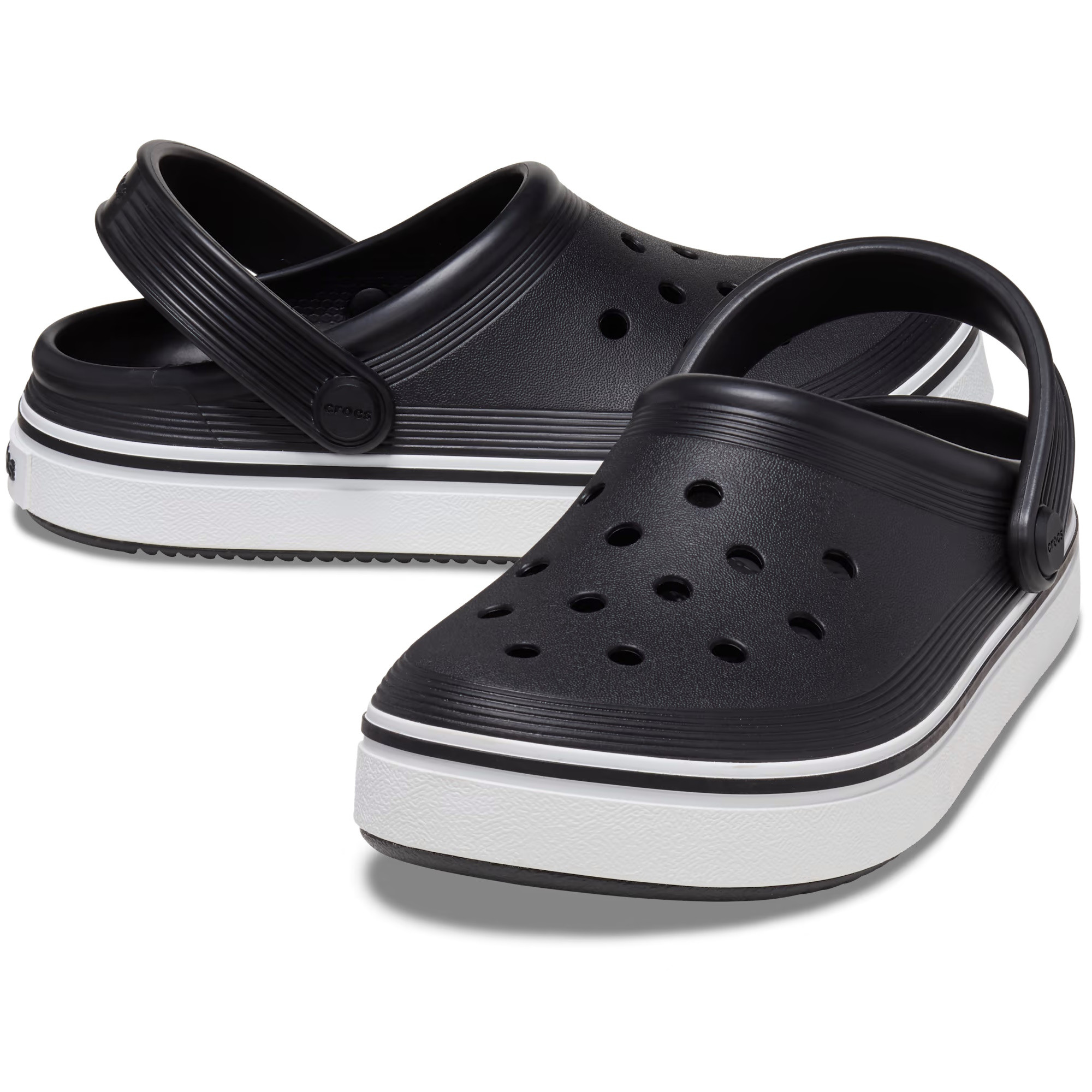Saboți Crocs Crocband Off Court Clog Kids Negru - Black - 2 | YEO