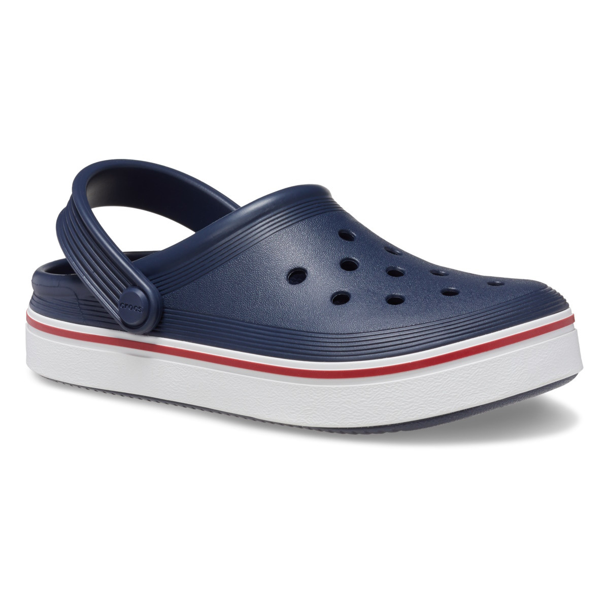 Saboți Crocs Crocband Off Court Clog Kids Albastru - Navy/Pepper - 1 | YEO
