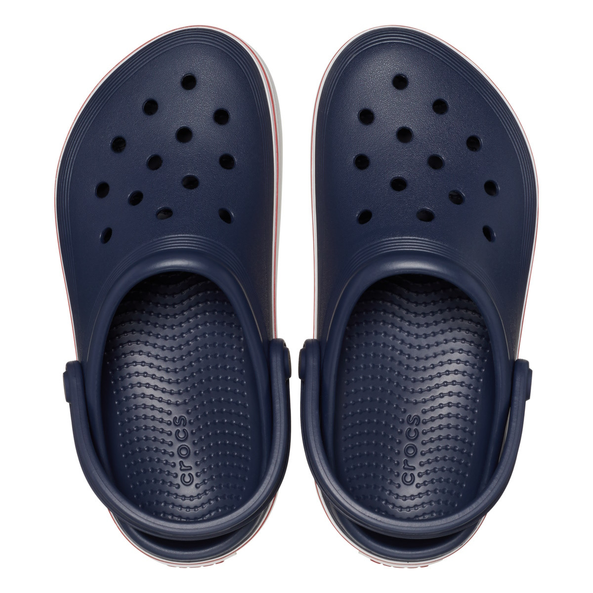 Saboți Crocs Crocband Off Court Clog Kids Albastru - Navy/Pepper - 4 | YEO