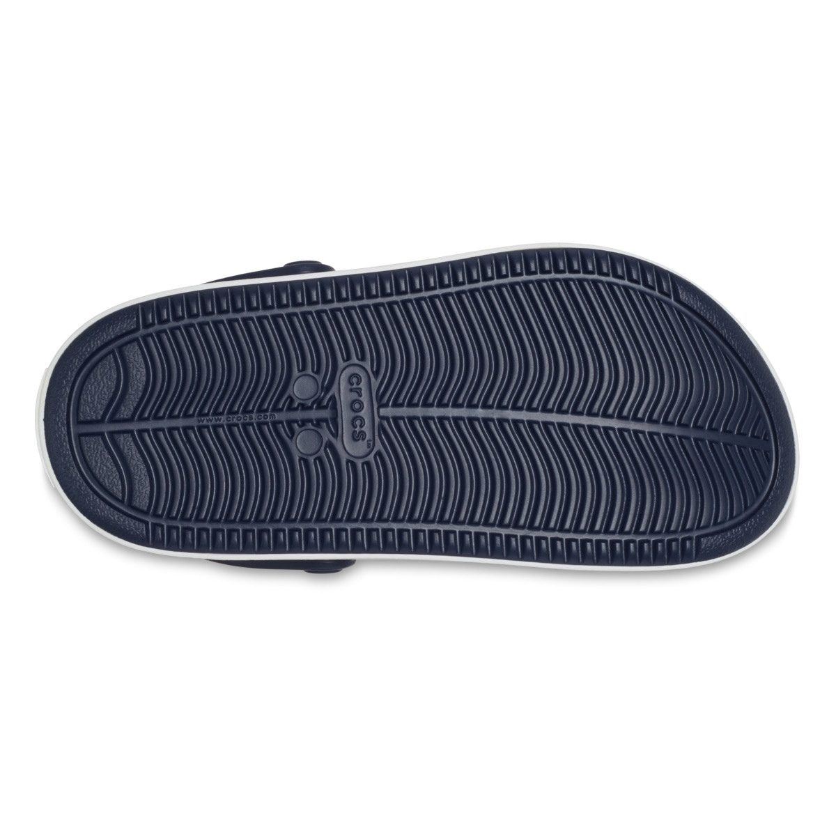 Saboți Crocs Crocband Off Court Clog Kids Albastru - Navy/Pepper