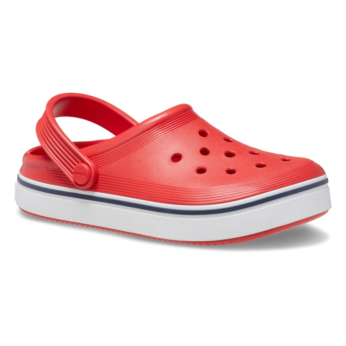 Saboți Crocs Toddler Crocband Off Court Clog Rosu - Flame - 1 | YEO