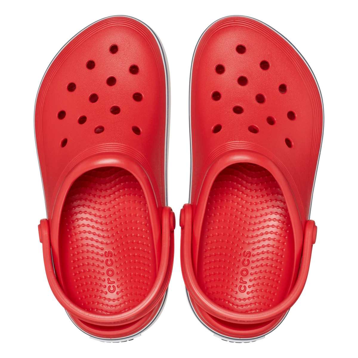 Saboți Crocs Toddler Crocband Off Court Clog Rosu - Flame - 4 | YEO