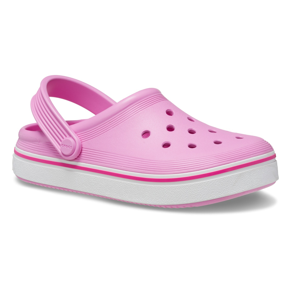 Saboți Crocs Toddler Crocband Off Court Clog Roz - Taffy Pink - 1 | YEO