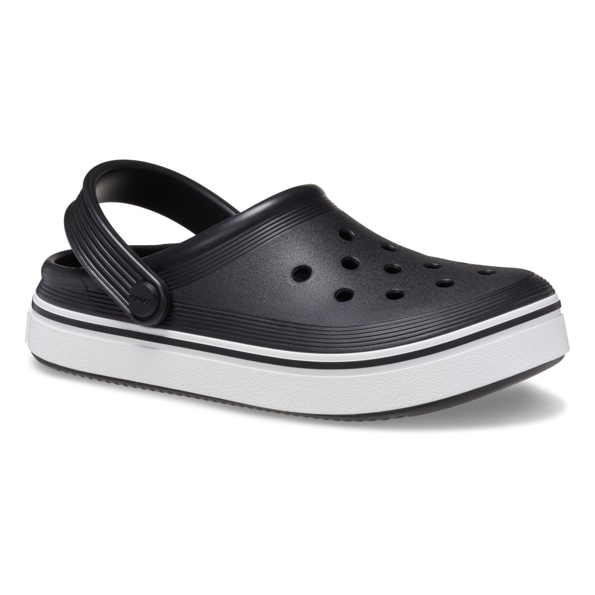 Saboți Crocs Toddler Crocband Off Court Clog Negru - Black - 1 | YEO