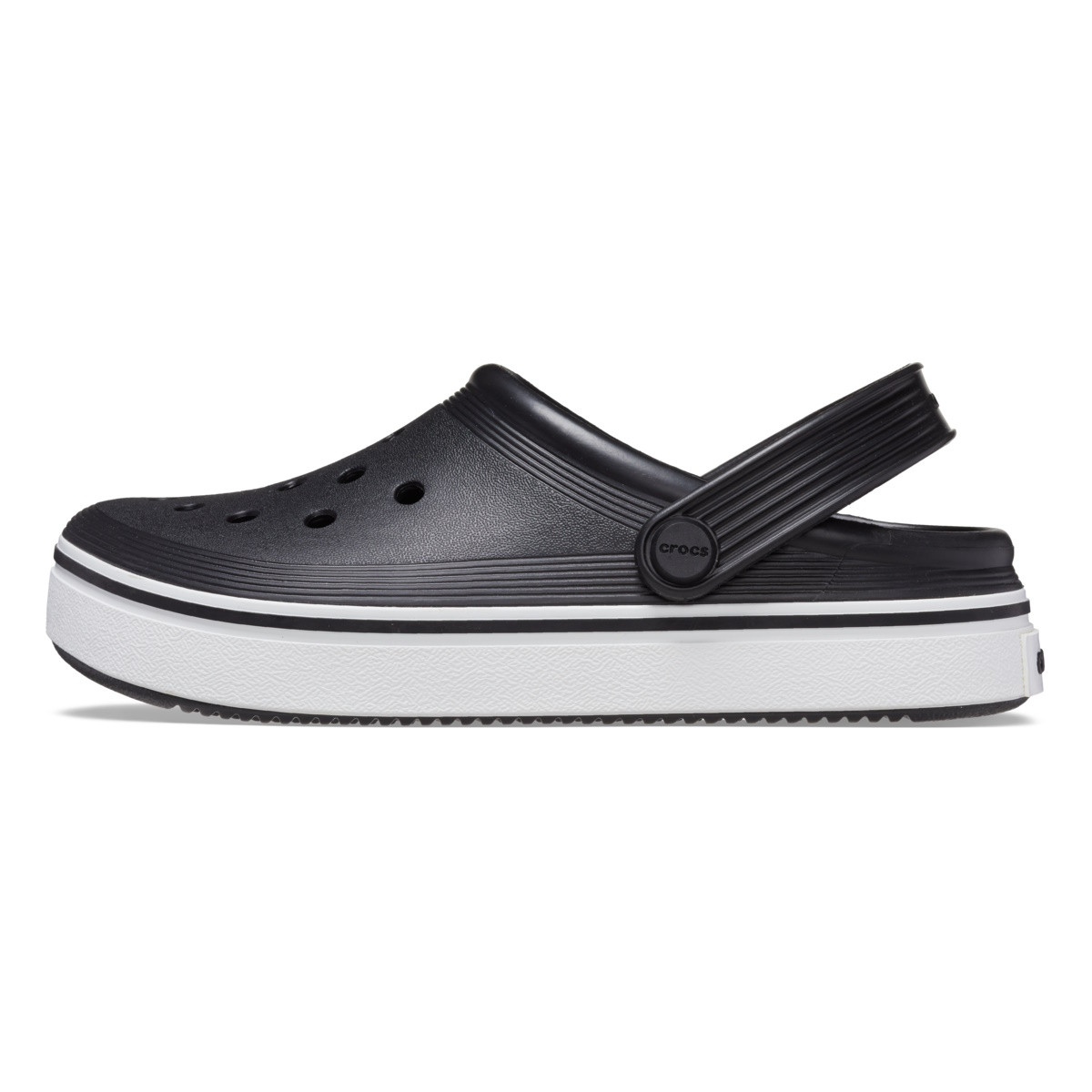 Saboți Crocs Toddler Crocband Off Court Clog Negru - Black - 2 | YEO