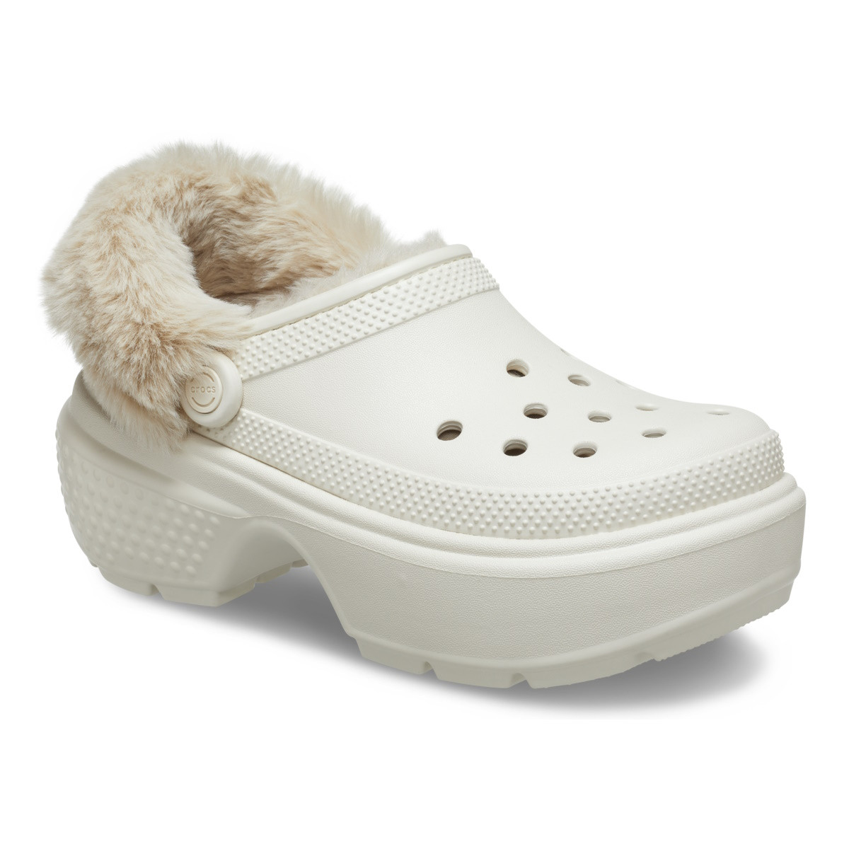 Saboti Crocs Stomp Lined Clog Bej - Stucco - 1 | YEO