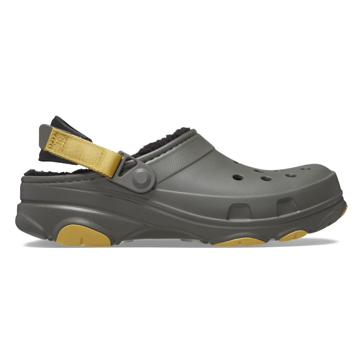 Saboti crocs all terrain lined clog verde - dusty olive
