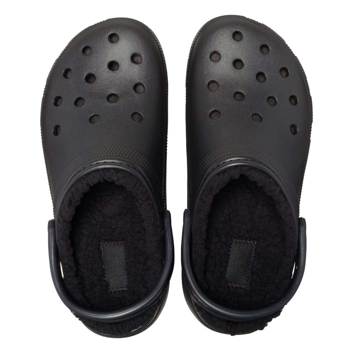 Saboti Crocs Classic Platform Lined Clog Negru - Black - 4 | YEO