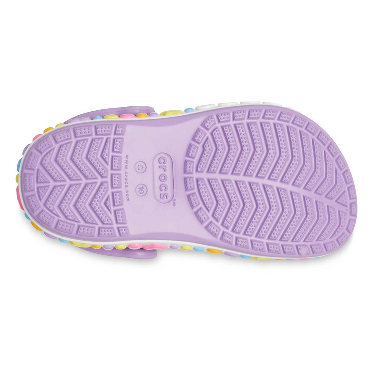 Saboti Crocs Toddler Bayaband Charm Band Clog Mov - Orchid