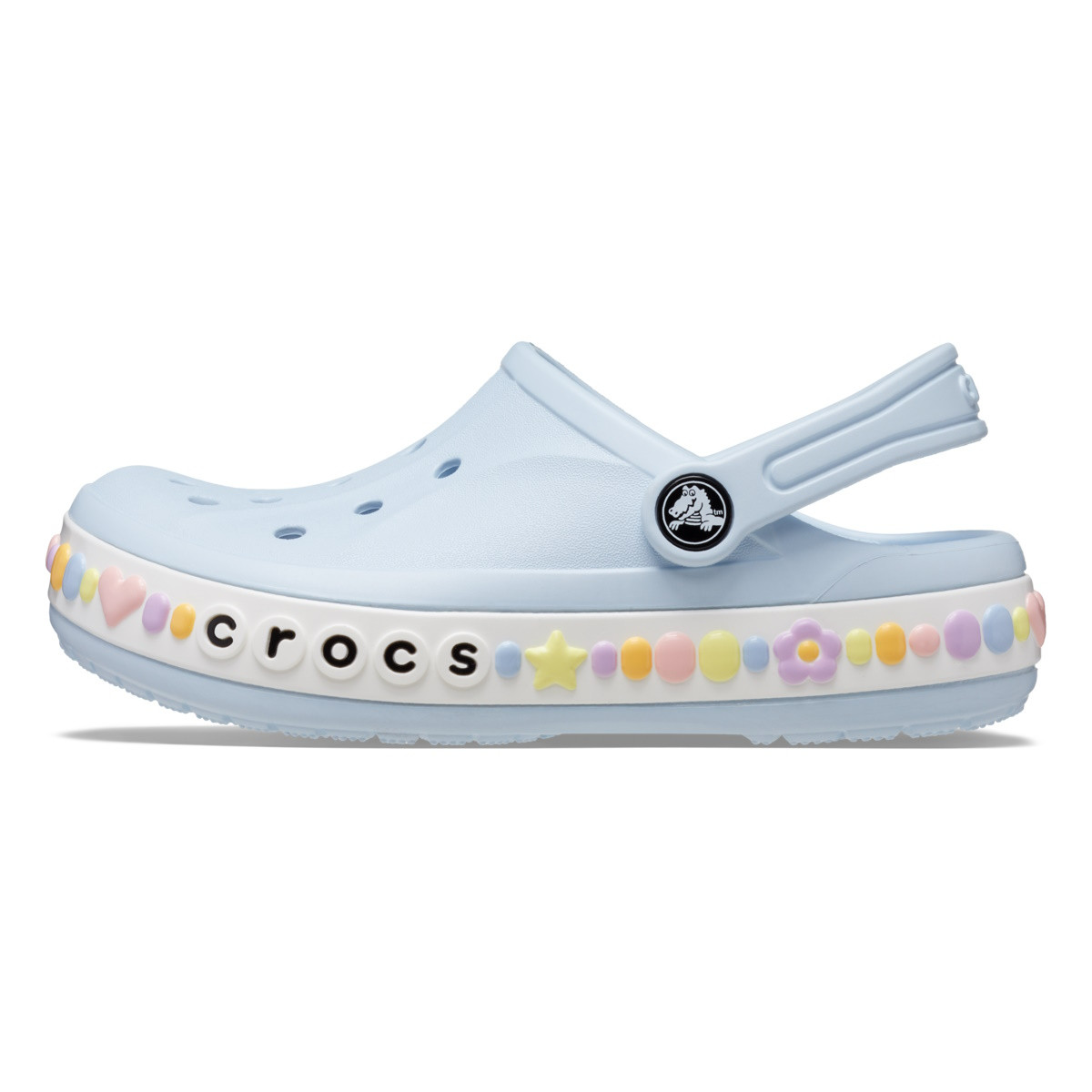 Saboti Crocs Toddler Bayaband Charm Band Clog Albastru - Mineral Blue - 2 | YEO