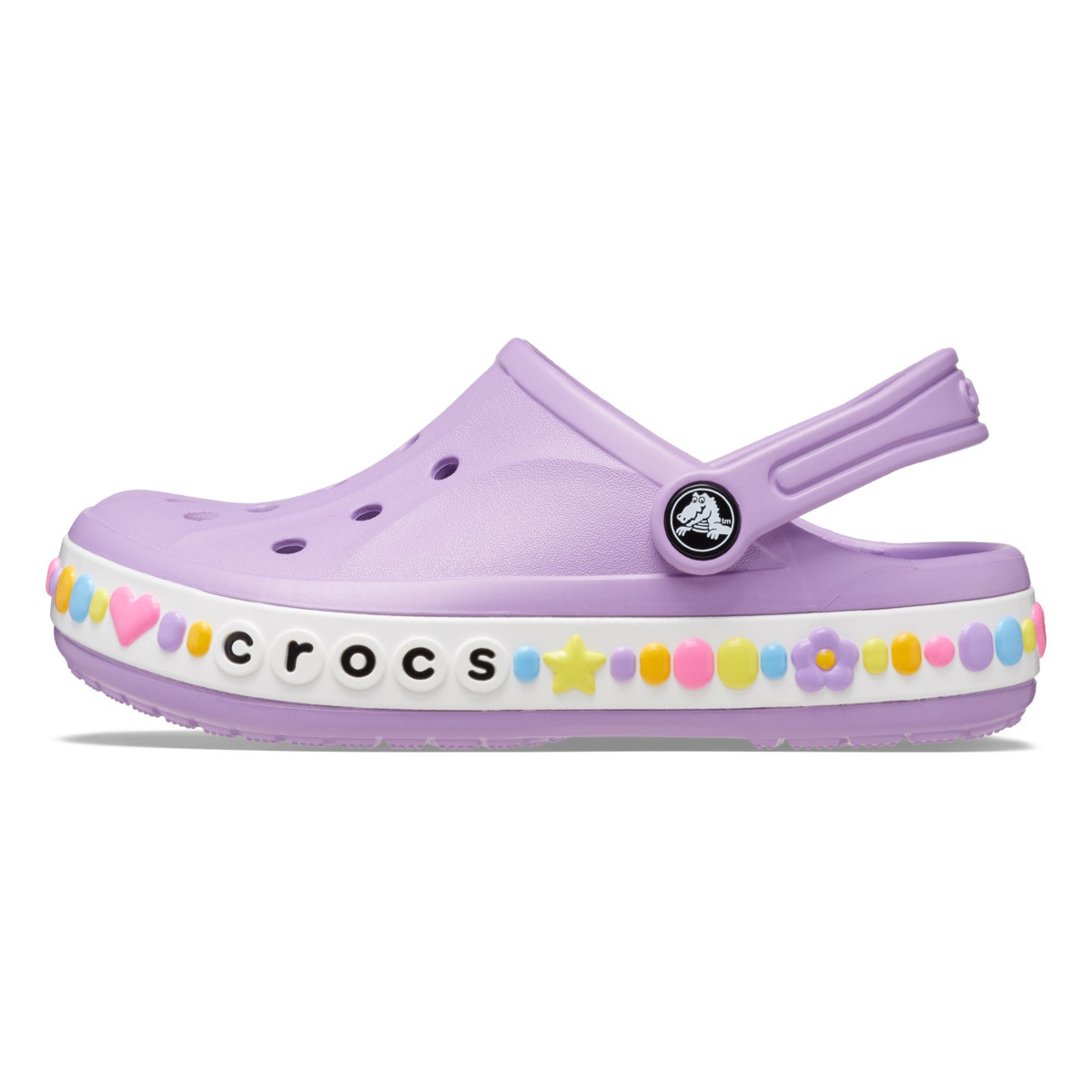 Saboti Crocs Bayaband Charm Band Clog Kids Mov - Orchid - 2 | YEO