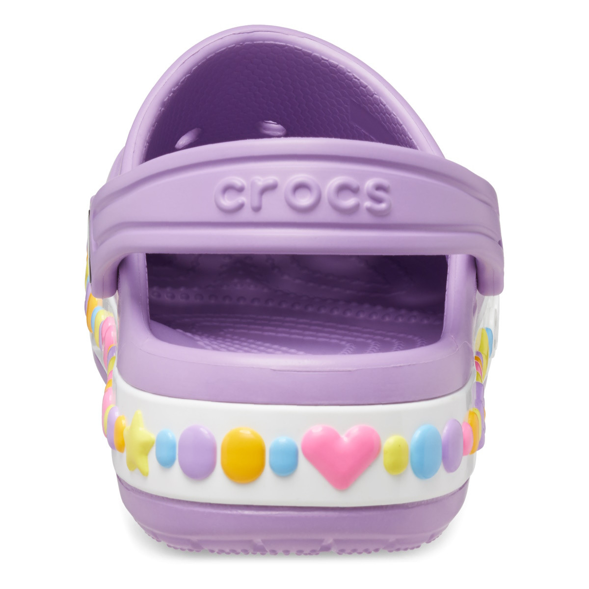 Saboti Crocs Bayaband Charm Band Clog Kids Mov - Orchid - 5 | YEO