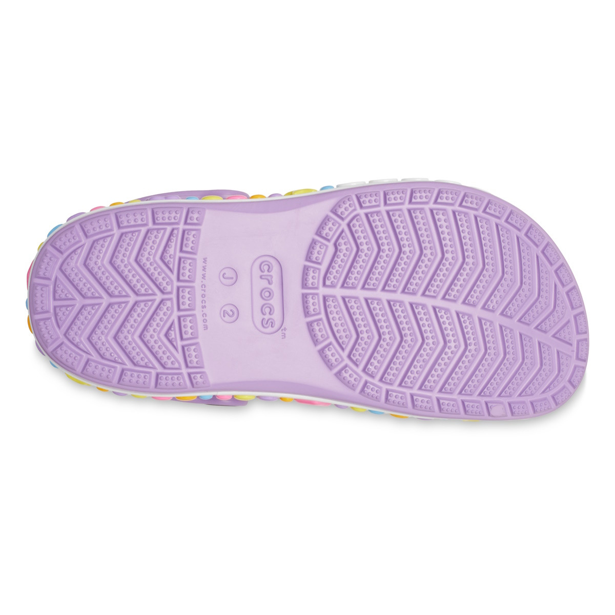 Saboti Crocs Bayaband Charm Band Clog Kids Mov - Orchid