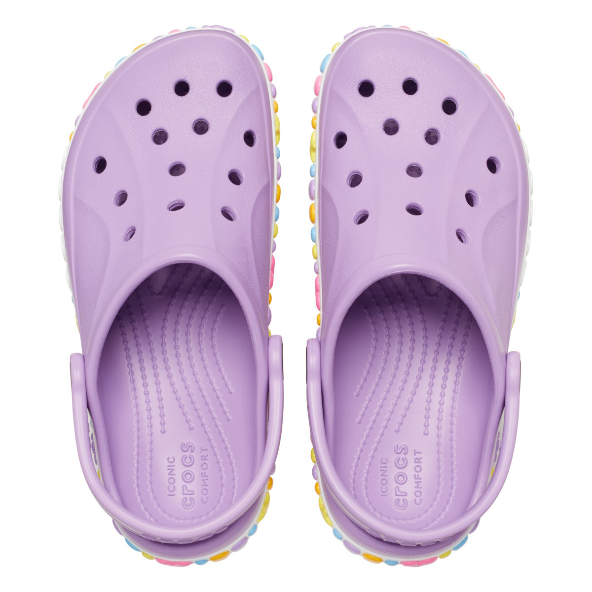Saboti Crocs Bayaband Charm Band Clog Kids Mov - Orchid - 4 | YEO