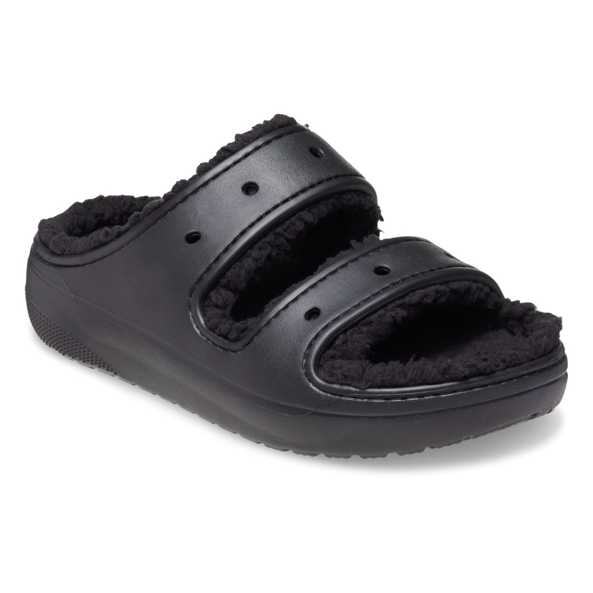 Crocs Classic Cozzzy Sandal Negru - Black/Black - 1 | YEO