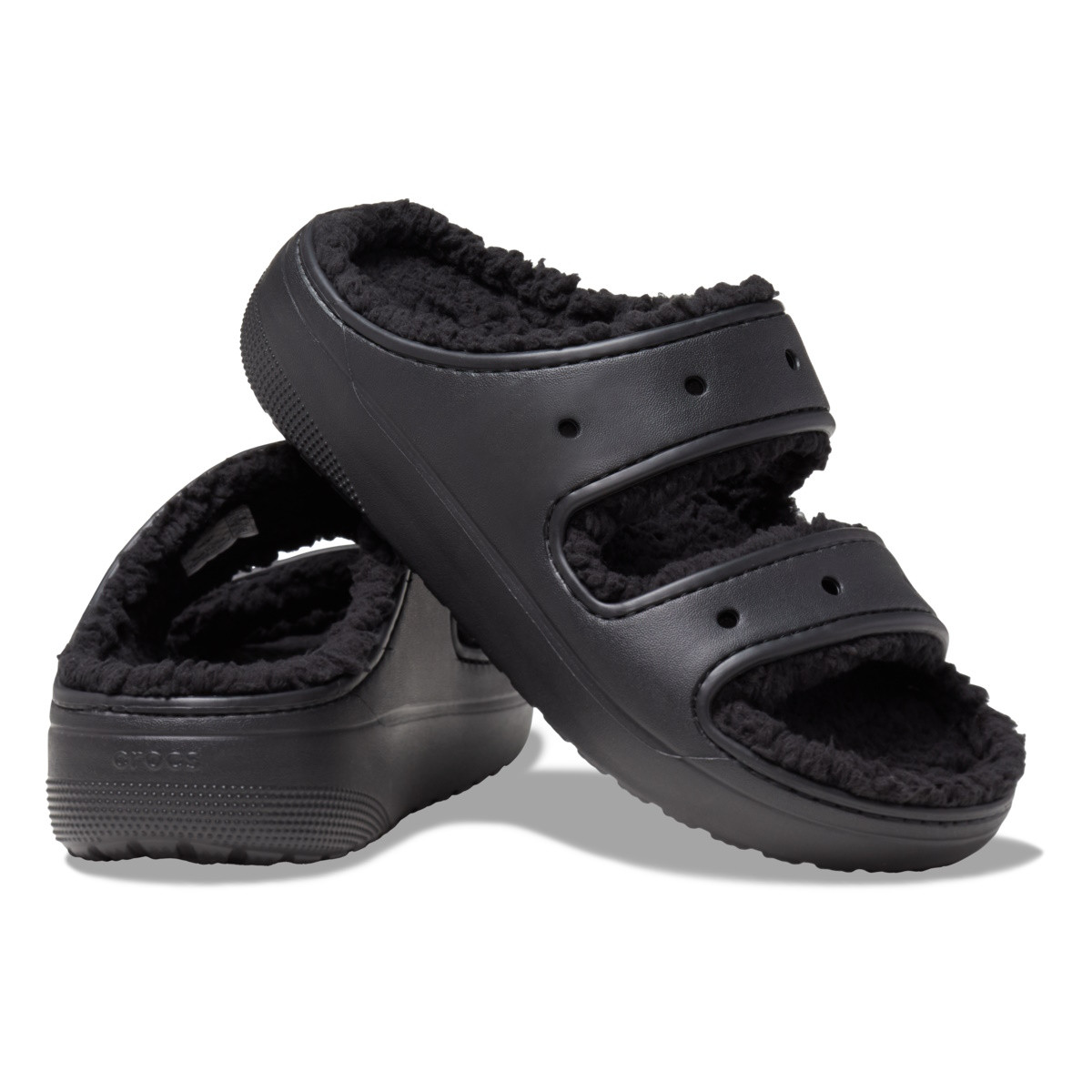 Crocs Classic Cozzzy Sandal Negru - Black/Black