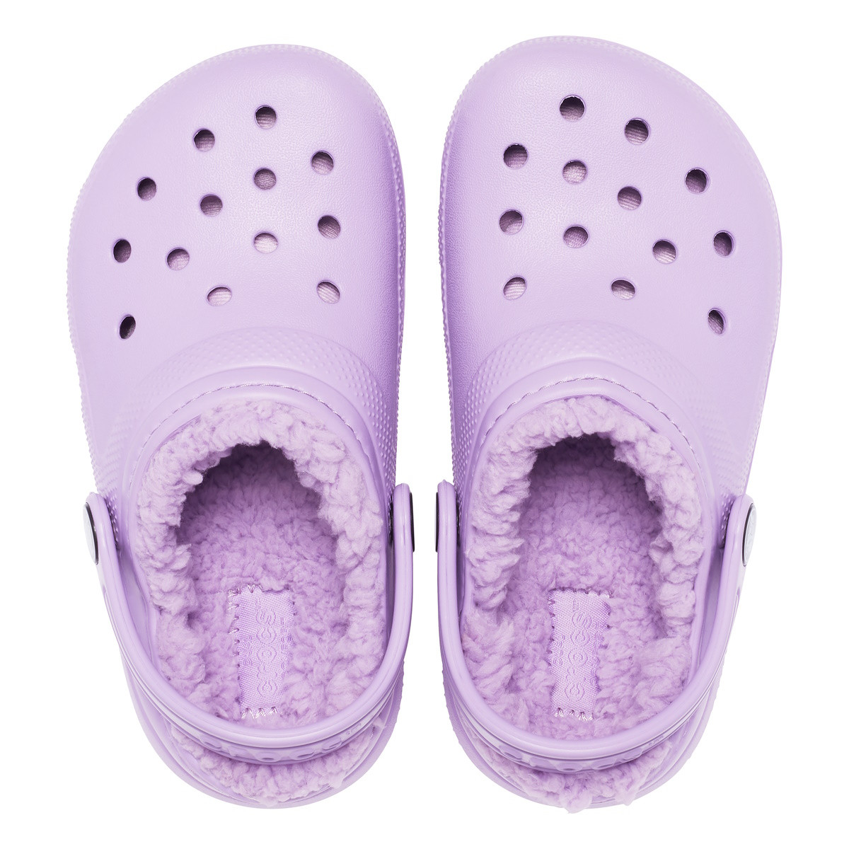 Saboti Crocs New Classic Lined Clog Kids Mov - Orchid - 4 | YEO