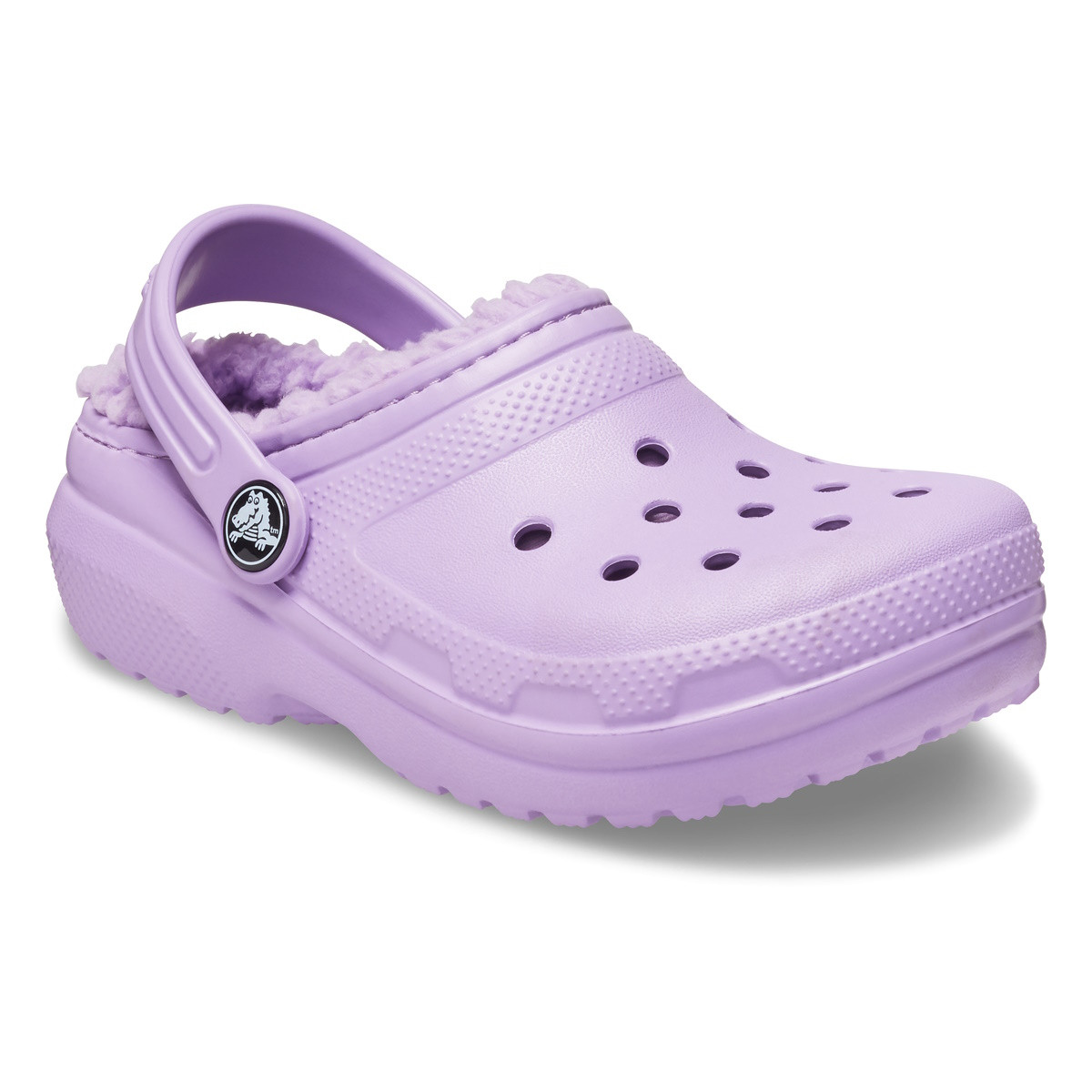 Saboti Crocs New Classic Lined Clog Kids Mov - Orchid - 1 | YEO