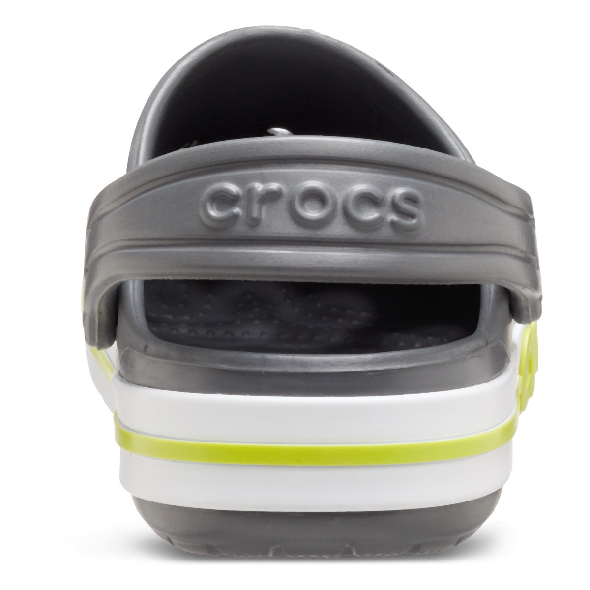 Saboti Crocs Bayaband Clog Kids Gri - Slate grey/Lime Punch - 5 | YEO