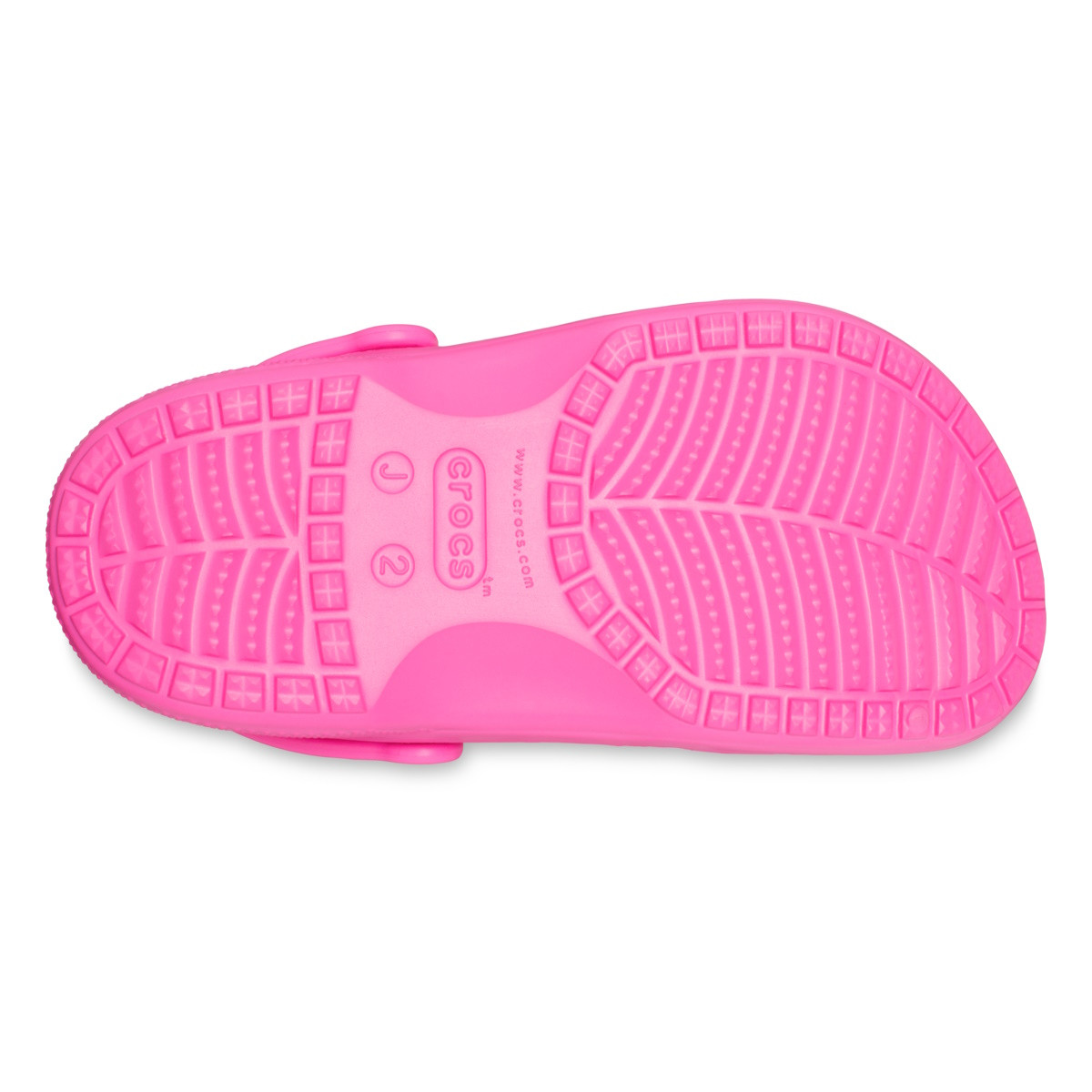 Saboți Crocs Baya Kids Clog Roz - Electric Pink
