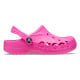 Saboți Crocs Toddler Baya Clog Culoare Roz - Electric Pink