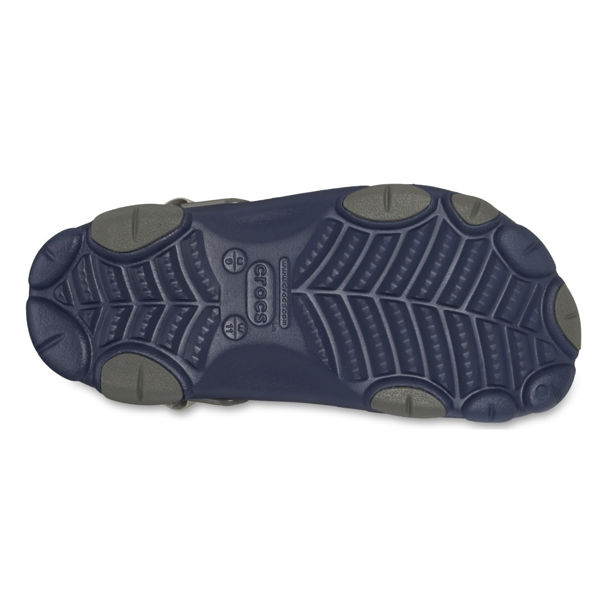 Saboti Crocs Classic All-Terrain Clog Albastru - Navy/Dusty Olive - 6 | YEO