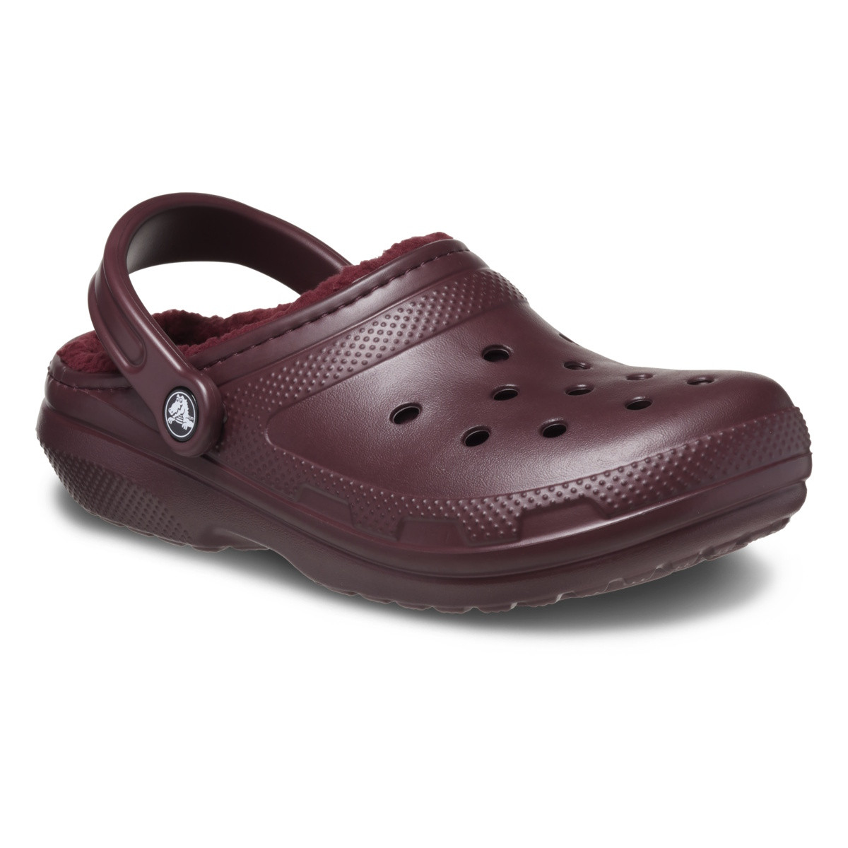 Saboti Crocs Classic Lined Clog Bordo - Dark Cherry - 1 | YEO