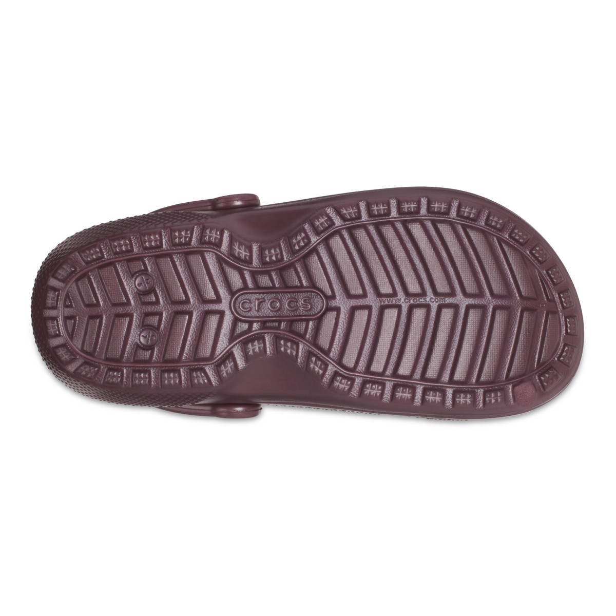 Saboti Crocs Classic Lined Clog Bordo - Dark Cherry - 6 | YEO