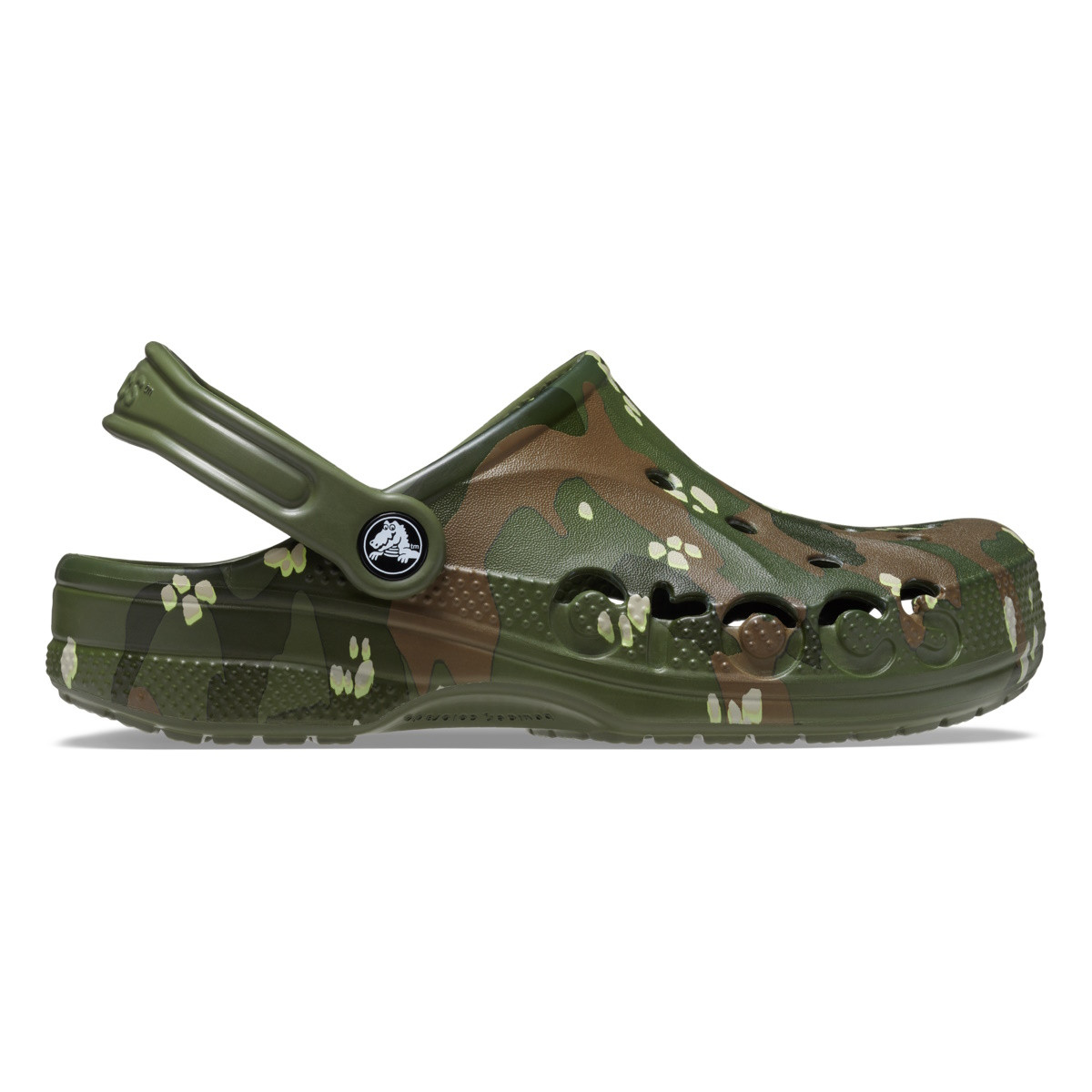 Saboti crocs baya seasonal printed clog verde - army green