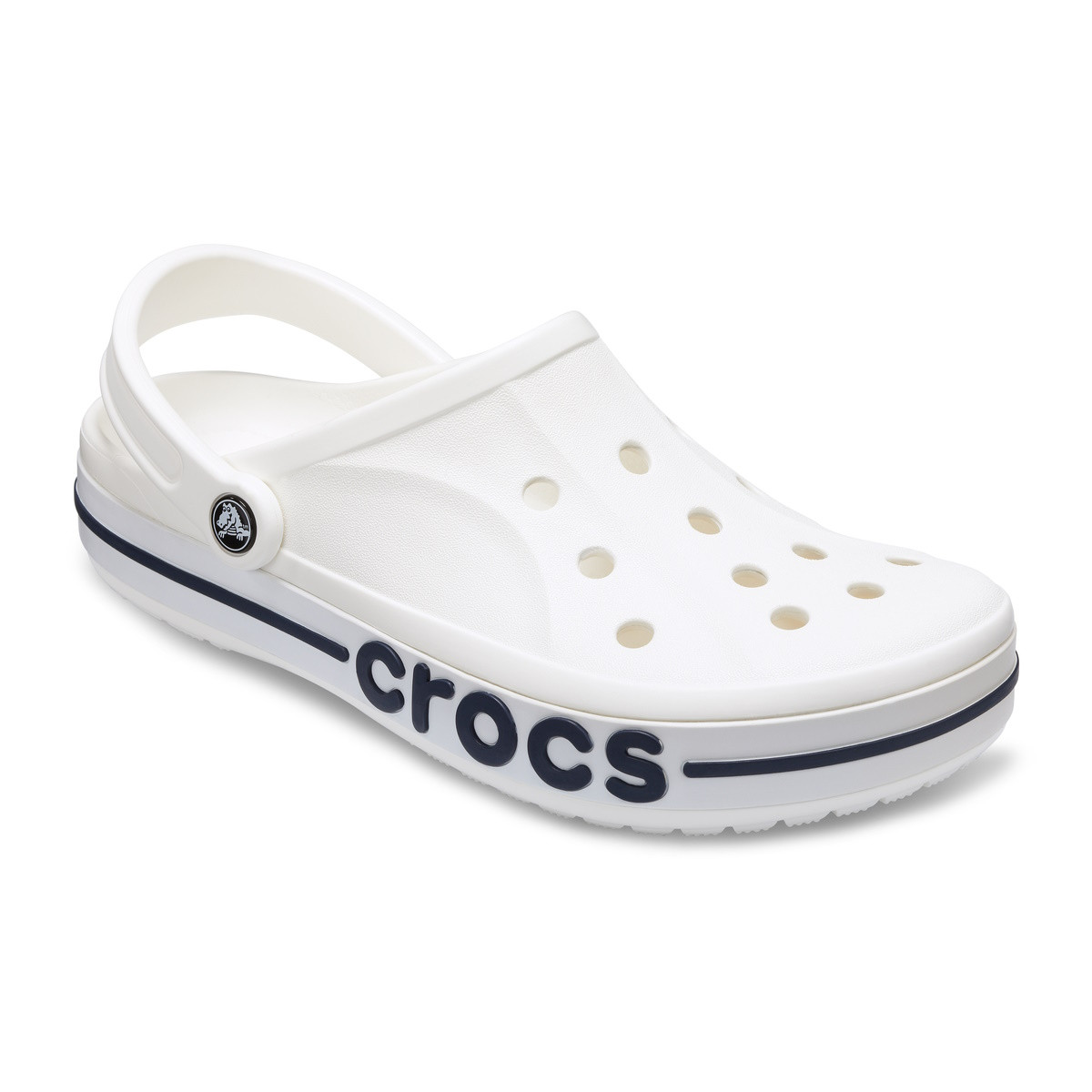 Saboti Crocs Bayaband Clog Alb - White/Navy - 1 | YEO
