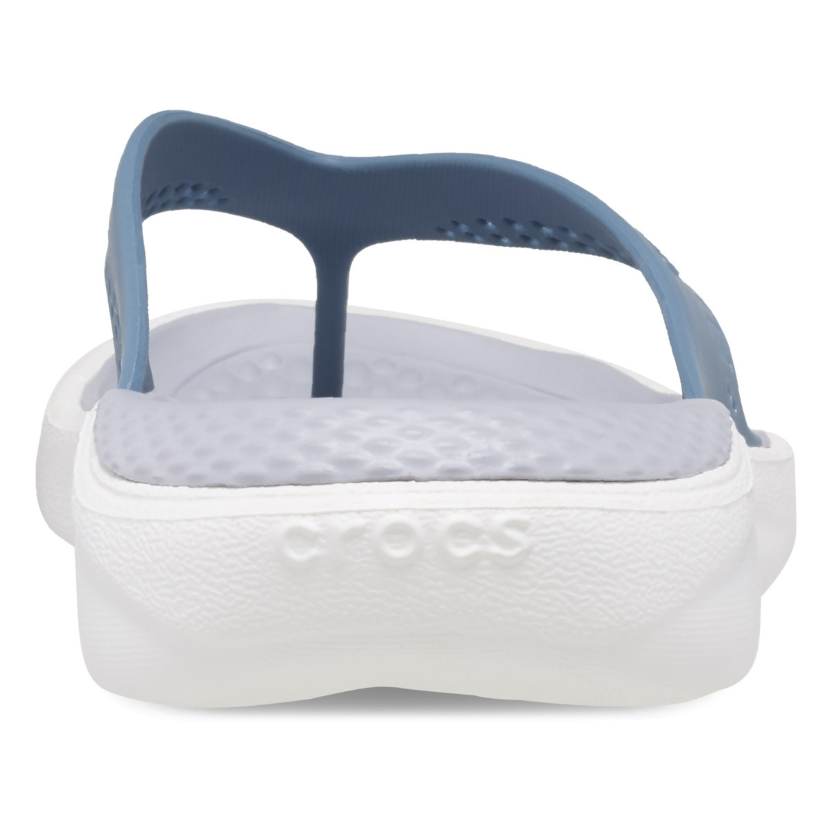 Slapi Crocs LiteRide Flip Albastru - Blue Steel/Microchip - 5 | YEO