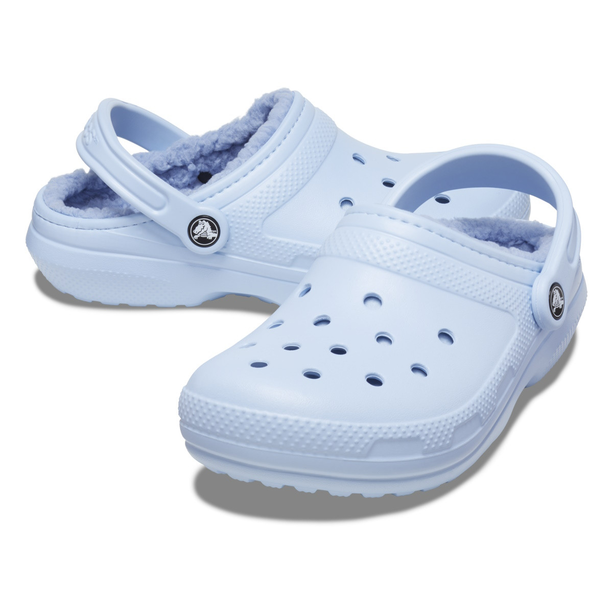 Saboti Crocs Classic Lined Clog Albastru - Blue Calcite - 3 | YEO