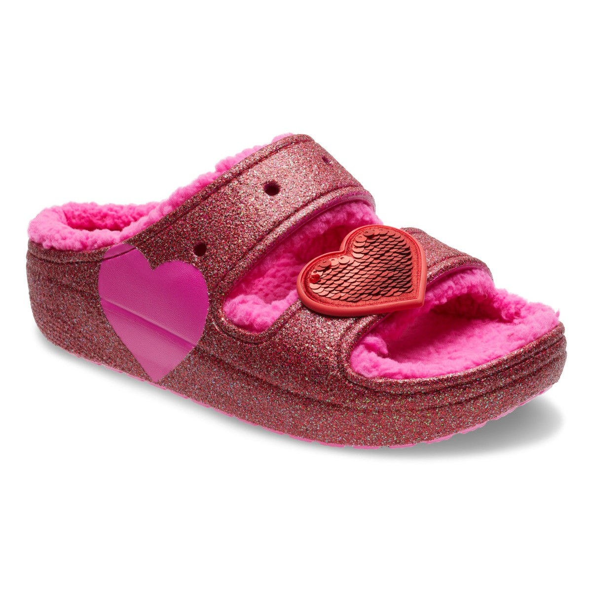 Sandale Crocs Classic Cozzzy Valentines Day Roz - Juice - 1 | YEO