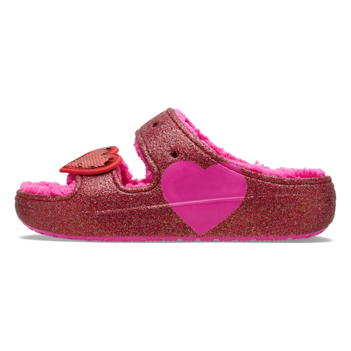 Sandale Crocs Classic Cozzzy Valentines Day Roz - Juice - 2 | YEO