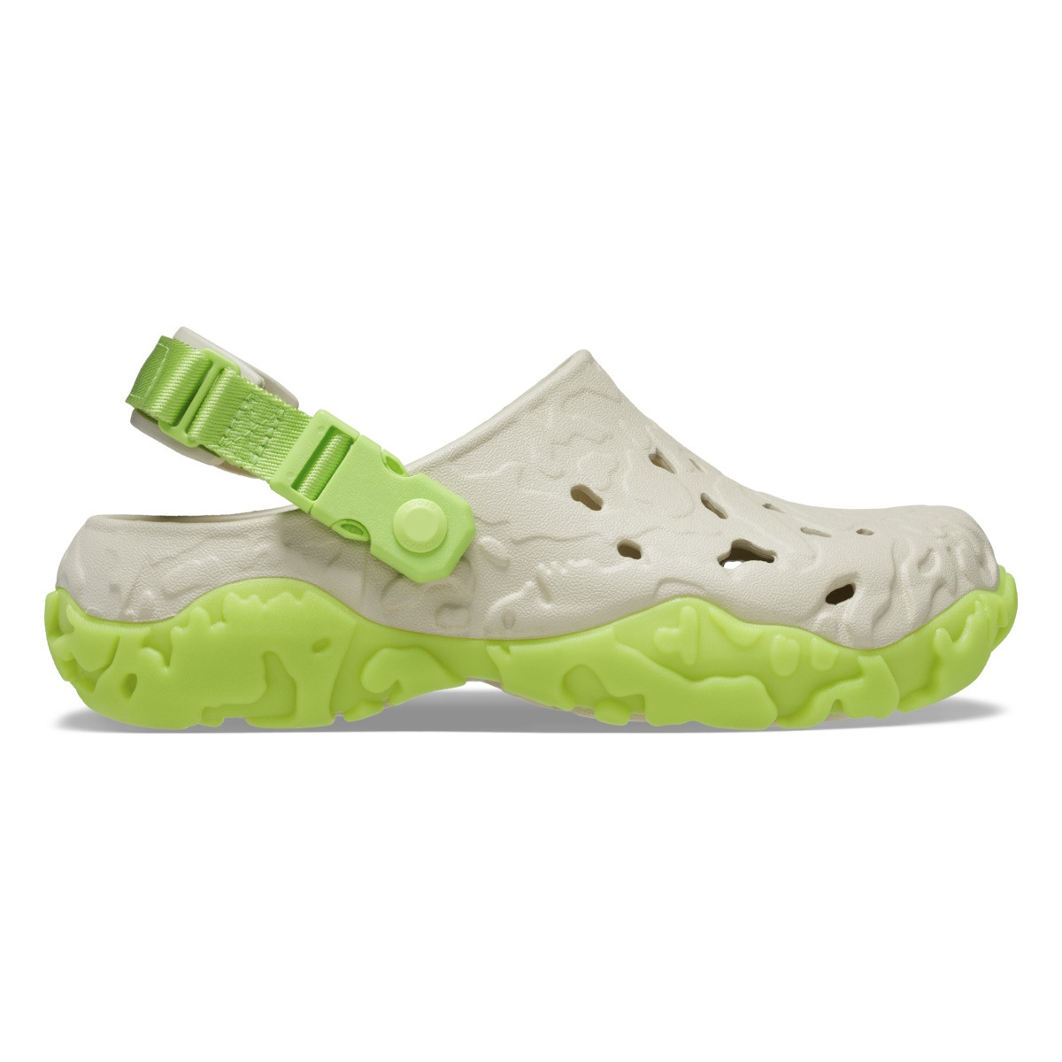 Saboti crocs all terrain atlas clog bej - bone/limeade