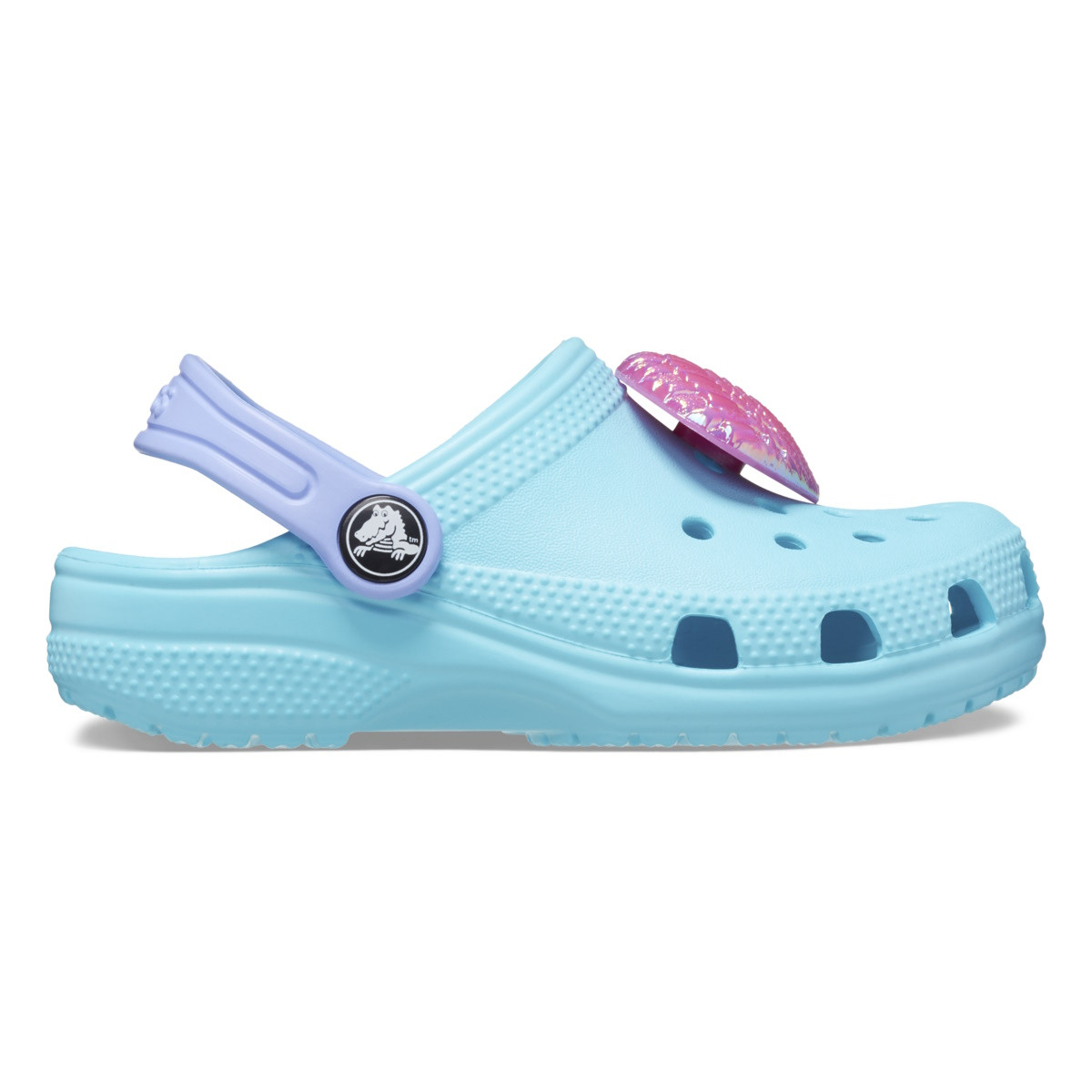 Saboti Crocs Toddler Classic I AM Mermaid Clog Albastru - Multi - 1 | YEO