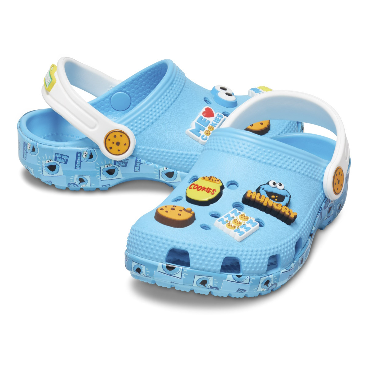 Saboti Crocs Toddler Classic Sesame Workshop Clog Albastru - Electric Blue - 3 | YEO