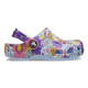 Saboti Crocs Classic Retro Floral Clog Kids Culoare Albastru - Blue Calcite/Multi