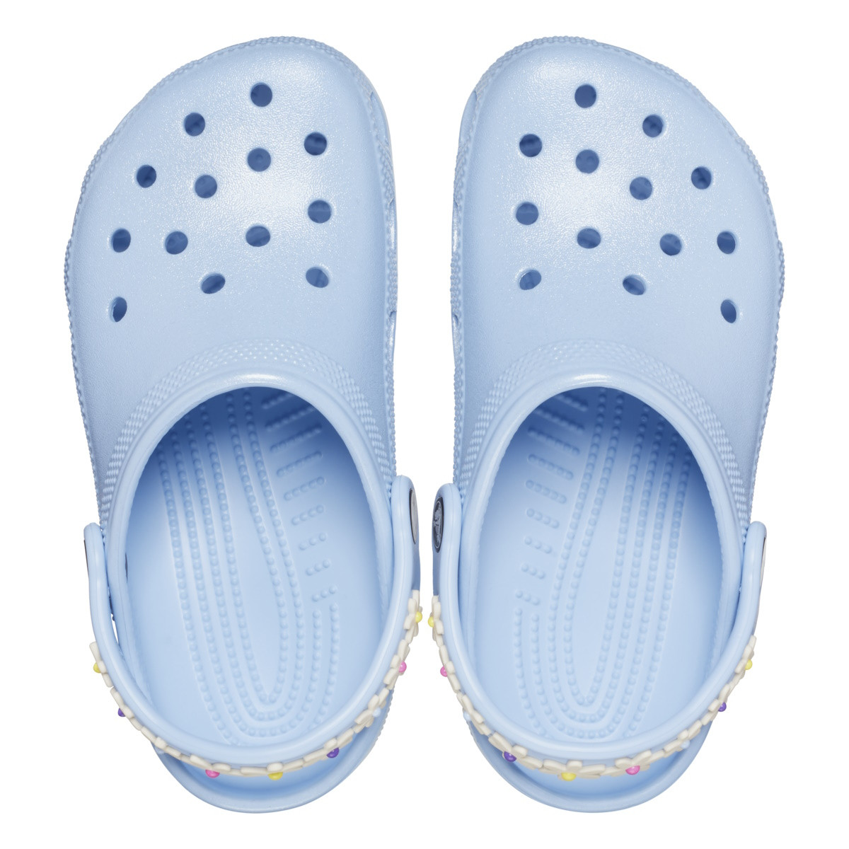 Saboti Crocs Classic Daisy Chain Clog Kids Albastru - Blue Calcite - 4 | YEO
