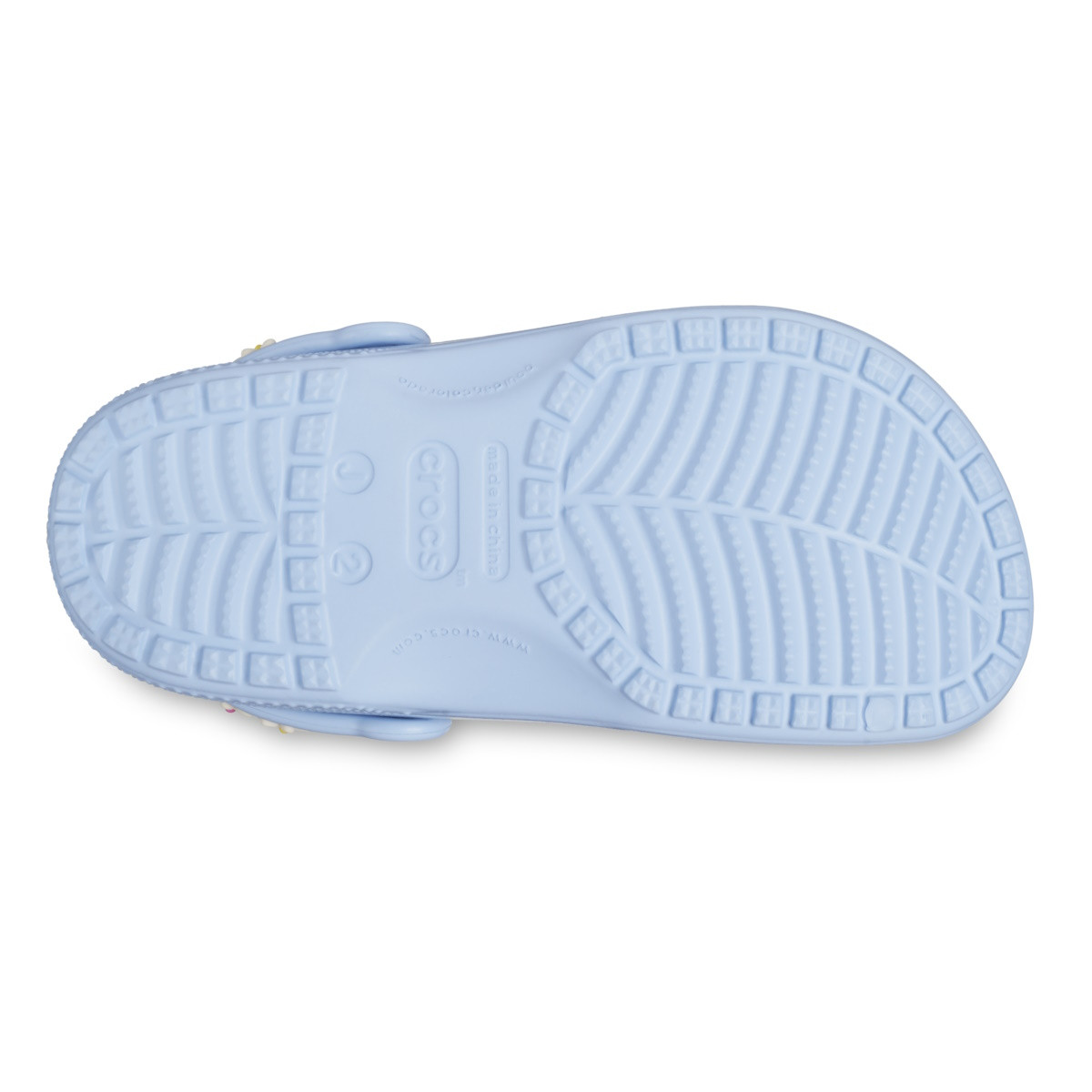 Saboti Crocs Classic Daisy Chain Clog Kids Albastru - Blue Calcite - 5 | YEO