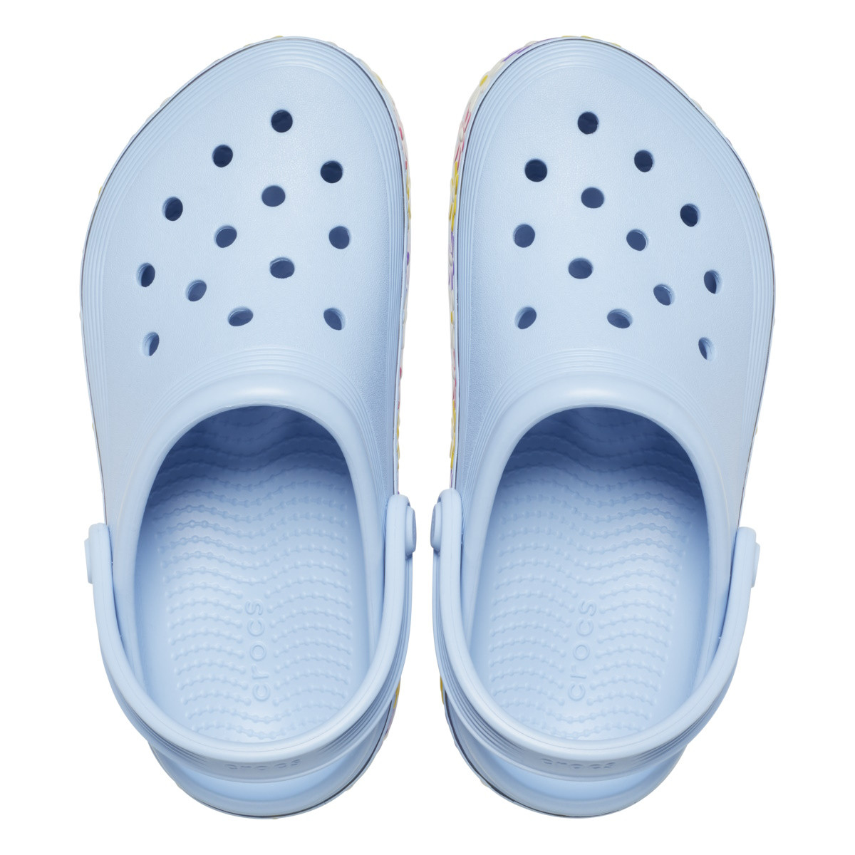 Saboti Crocs Toddler Off Court Daisy Clog Albastru - Blue Calcite - 4 | YEO