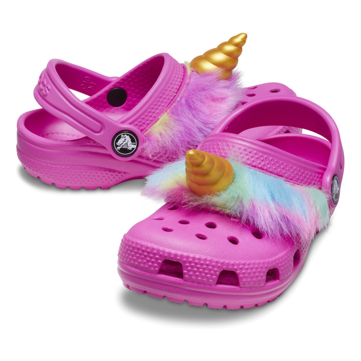 Saboti Crocs Classic Toddler I AM Unicorn Clog Roz - Juice - 3 | YEO