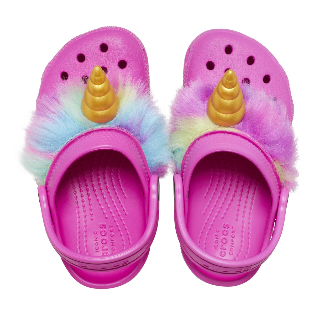 Saboti Crocs Classic Toddler I AM Unicorn Clog Roz - Juice - 4 | YEO